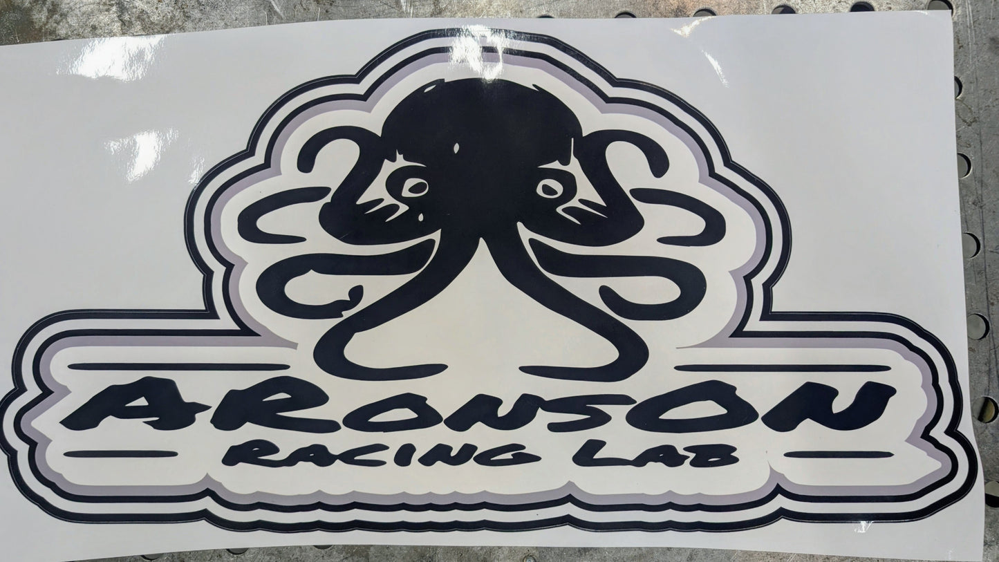 12" Aronson Racing Lab Condensed Logo Sticker