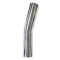 1.500" 16ga 15° Mandrel Bend - (2.250" CLR / 6.000" Legs) - Polished OD - 304 Stainless