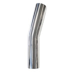 1.500" 16ga 15° Mandrel Bend - (2.250" CLR / 6.000" Legs) - Polished OD - 304 Stainless