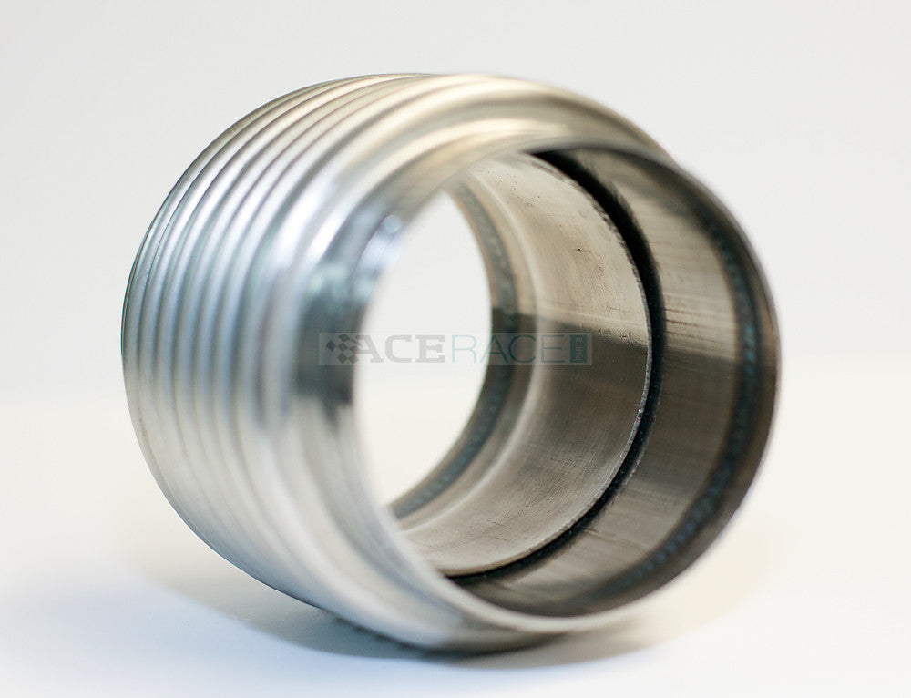 3.000" Flex Bellow (with Inner Liner) x 4.000" Overall Length - 304 Stainless