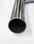 2.500" 16ga 45° Mandrel Bend - (3.750" CLR / 6.000" Legs) - Polished OD - 304 Stainless