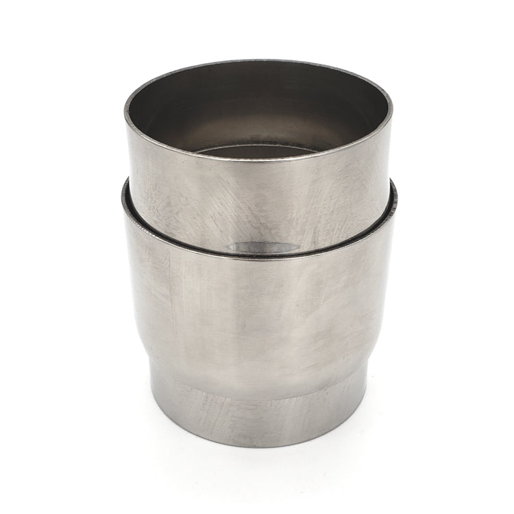 3.000" OD Double Slip Joint Adapter - Polished OD - 304 Stainless
