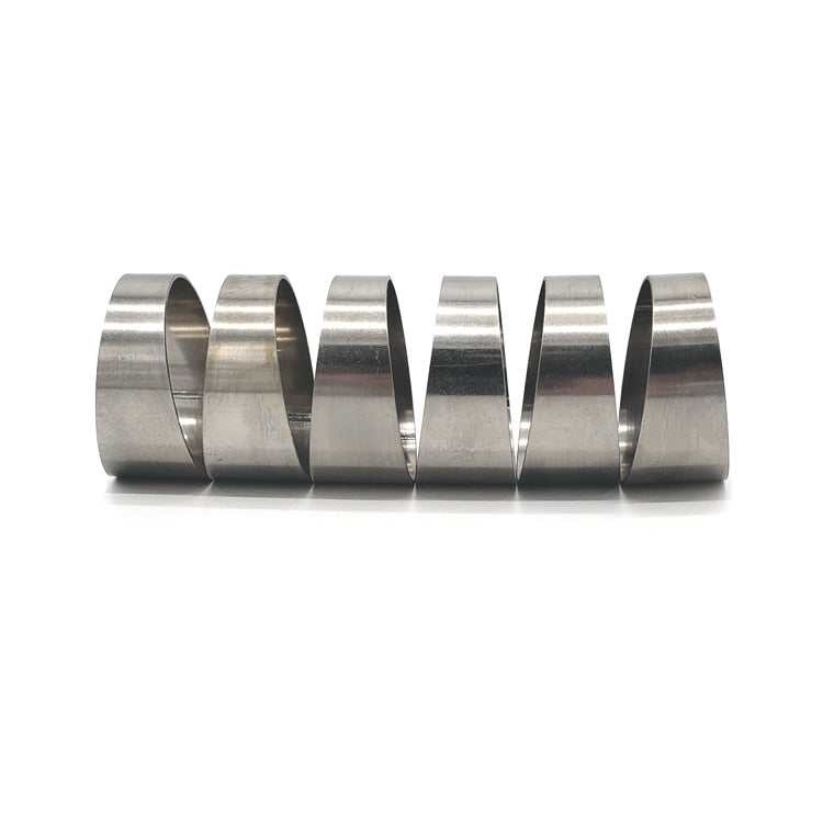 3.000" OD x 0.039" (1mm) Long Radius (1.5D) Pie Cut CP1 Titanium (90° Bend - 6 Pieces Total)
